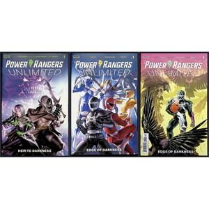 Power Rangers Unlimited 3X Comic Lot #1 1 1st Dark Specter Phantom Ranger Boom!